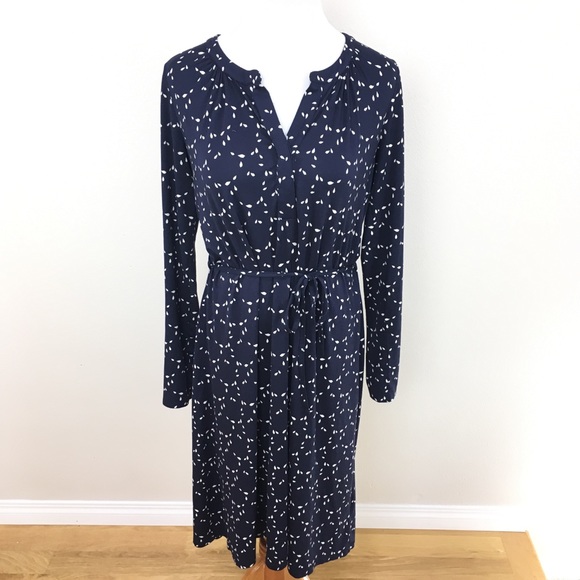 Boden Dresses & Skirts - Boden Tilda Jersey Long Sleeve Tie Waist Dress